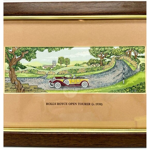Cash's of Coventry Silk Woven Picture - Rolls Royce Open Tourer (c1930) - Picture 2 of 7